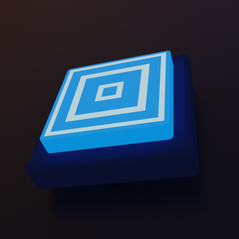 Blue square game model